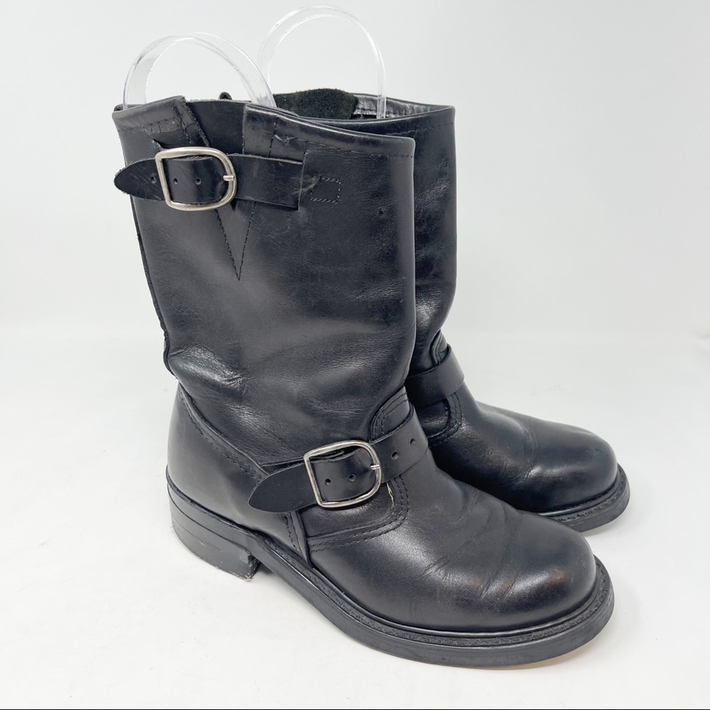 ARIAT Women’s Black Leather Biker Motorcycle Boots
